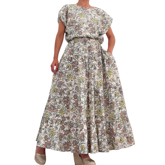 Floral e fluidez que encantam!